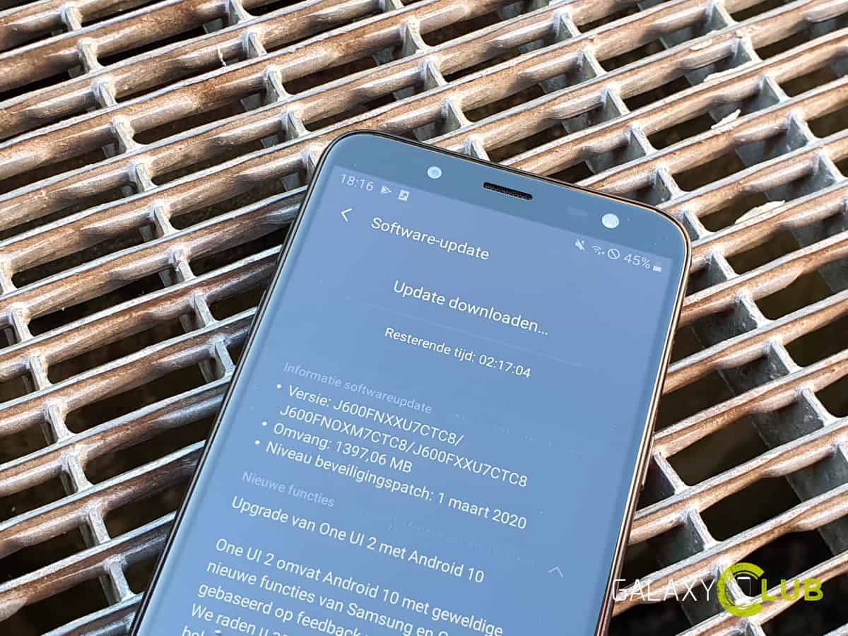 android 10 for samsung j7 nxt