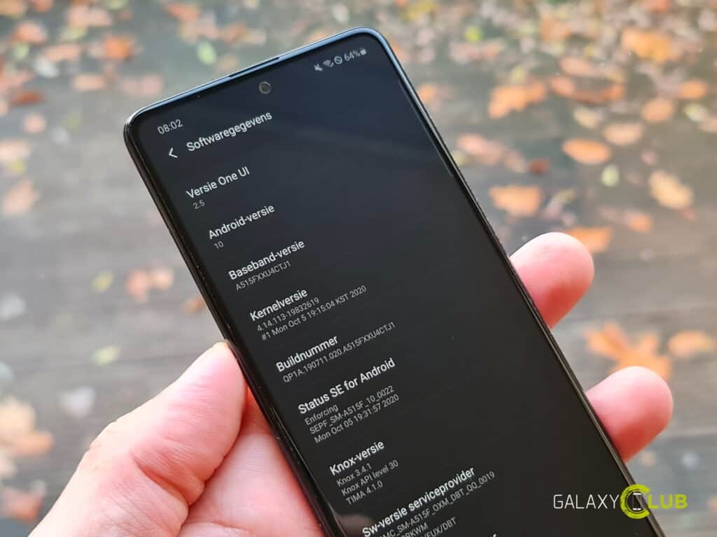 a51 one ui 2.5 update